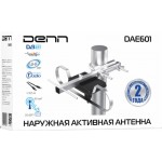 Антенна телевизионная Denn DAE601 20дБ активная каб.:8.5м