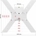 Кронштейн для телевизора Holder LCD-5520-B белый 32"-55" макс.45кг настенный поворотно-выдвижной и наклонный