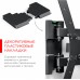 Кронштейн для телевизора Holder LCD-5566-B черный 32"-55" макс.45кг настенный поворотно-выдвижной и наклонный