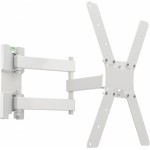 Кронштейн для телевизора Holder LCD-5566-W белый 32"-55" макс.45кг настенный поворотно-выдвижной и наклонный