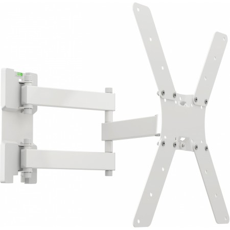 Кронштейн для телевизора Holder LCD-5566-W белый 32"-55" макс.45кг настенный поворотно-выдвижной и наклонный