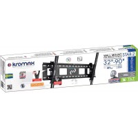 Кронштейн для телевизора Kromax STAR-2 черный 32"-90" макс.81кг настенный наклон