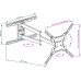 Кронштейн для телевизора Kromax DIX-19 черный 22"-65" макс.45кг настенный поворотно-выдвижной и наклонный
