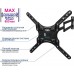 Кронштейн для телевизора Kromax DIX-25 черный 24"-55" макс.20кг настенный поворотно-выдвижной и наклонный