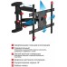 Кронштейн для телевизора Arm Media COBRA-60 черный 32"-65" макс.45кг настенный поворотно-выдвижной и наклонный