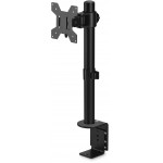 Кронштейн для мониторов ЖК Buro M061 черный 17"-32" макс.8кг крепление к столешнице поворот и наклон