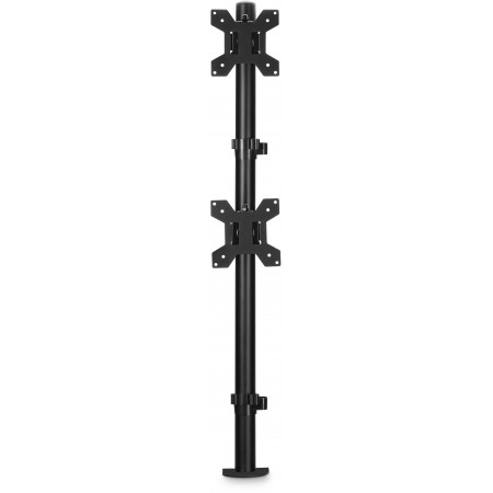 Кронштейн для мониторов ЖК Buro M063 черный 17"-27" макс.8кг крепление к столешнице поворот и наклон
