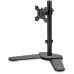 Кронштейн для мониторов ЖК Buro M071 черный 15"-32" макс.8кг крепление к столешнице поворот и наклон