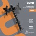 Кронштейн для мониторов ЖК Buro M062 черный 17"-27" макс.8кг потолочный поворот и наклон