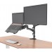 Кронштейн для монитора/ноутбука Cactus CS-VM-LH08-BK черный 13"-27" макс.8кг настольный поворот и наклон
