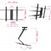 Кронштейн для телевизора Kromax ATLANTIS-120 черный 40"-100" макс.121кг настенный поворот и наклон