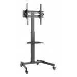 Подставка для телевизора Ultramounts UM252 черный 32"-55" макс.35кг напольный мобильный