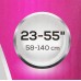 Кронштейн для телевизора Ultramounts UM870W белый 23"-55" макс.30кг настенный поворот и наклон