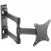 Кронштейн для телевизора Ultramounts UM893 черный 13"-27" макс.20кг настенный поворотно-выдвижной и наклонный