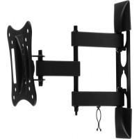 Кронштейн для телевизора Ultramounts UM895 черный 13"-27" макс.15кг настенный поворотно-выдвижной и наклонный