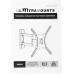 Кронштейн для телевизора Ultramounts UM904 черный 32"-55" макс.30кг настенный поворотно-выдвижной и наклонный