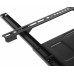Кронштейн для телевизора Ultramounts UM911 черный 37"-80" макс.50кг настенный поворотно-выдвижной и наклонный