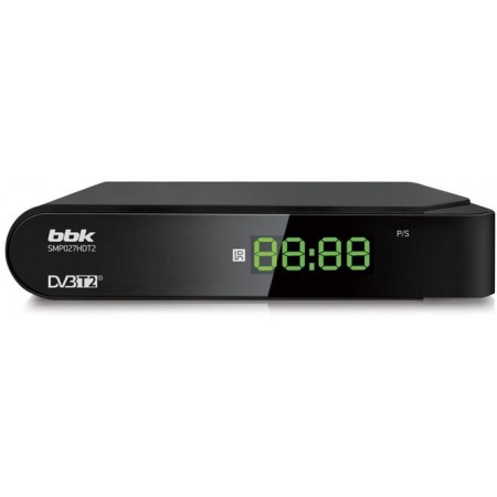 Ресивер DVB-T2 BBK SMP027HDT2 черный