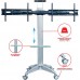 Подставка для телевизора Arm Media PT-STAND-15 серебристый 26"-55" макс.120кг напольный наклон