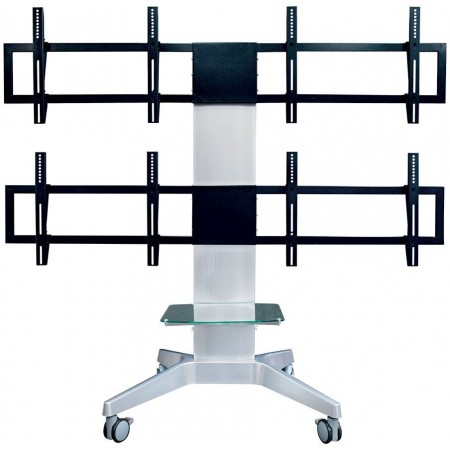 Подставка для телевизора Arm Media PT-STAND-16 серебристый 26"-55" макс.120кг напольный фиксированный
