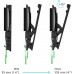 Кронштейн для телевизора Onkron TM4 черный 17"-43" макс.36.5кг настенный наклон