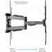 Кронштейн для телевизора Onkron M5 черный 37"-70" макс.36.4кг настенный поворот и наклон