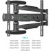 Кронштейн для телевизора Onkron NP47 черный 40"-75" макс.35кг настенный поворот и наклон
