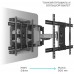 Кронштейн для телевизора Onkron M6L черный 40"-75" макс.45.5кг настенный поворот и наклон