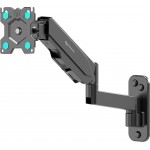 Кронштейн для телевизора Onkron G150 черный 13"-34" макс.8кг настенный поворот и наклон верт.перемещ.