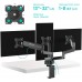 Кронштейн для мониторов Onkron G280 черный 13"-32" макс.24кг настольный поворот и наклон верт.перемещ.