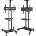 Подставка для телевизора Onkron TS1551 черный 40"-70" макс.60.5кг напольный мобильный