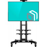 Подставка для телевизора Onkron TS1552 черный 40"-70" макс.60.5кг напольный мобильный
