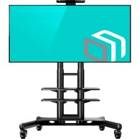 Подставка для телевизора Onkron TS1552 черный 40"-70" макс.60.5кг напольный мобильный
