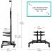 Подставка для телевизора Onkron TS1552 черный 40"-70" макс.60.5кг напольный мобильный