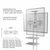Подставка для телевизора Onkron TS1552 белый 40"-70" макс.60.5кг напольный мобильный