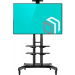 Подставка для телевизора Onkron TS1881 черный 50"-86" макс.105.9кг напольный мобильный