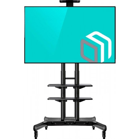 Подставка для телевизора Onkron TS1881 черный 50"-86" макс.105.9кг напольный мобильный