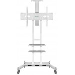 Подставка для телевизора Onkron TS1881 белый 50"-86" макс.90.9кг напольный мобильный