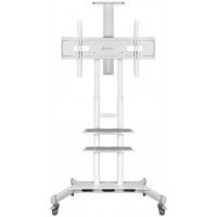 Подставка для телевизора Onkron TS1881 белый 50"-86" макс.90.9кг напольный мобильный