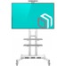 Подставка для телевизора Onkron TS1881 белый 50"-86" макс.90.9кг напольный мобильный