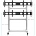 Подставка для телевизора Onkron FSPRO2L-22 серебристый 40"-55" макс.200кг напольный мобильный