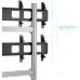 Подставка для телевизора Onkron FSPRO2L-22 серебристый 40"-55" макс.200кг напольный мобильный