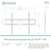 Кронштейн для телевизора Onkron UF4 черный 55"-100" макс.75кг настенный фиксированный