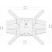 Кронштейн для телевизора Onkron M5 белый 37"-70" макс.36.4кг настенный поворот и наклон