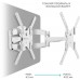 Кронштейн для телевизора Onkron M5 белый 37"-70" макс.36.4кг настенный поворот и наклон