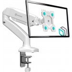 Кронштейн для мониторов Onkron G80W белый 13"-32" макс.8кг настольный поворот и наклон верт.перемещ.