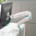 Кронштейн для мониторов Onkron G80W белый 13"-32" макс.8кг настольный поворот и наклон верт.перемещ.