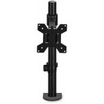 Кронштейн для мониторов ЖК Buro BU-M051-M черный 17"-32" макс.8кг крепление к столешнице поворот и наклон