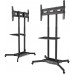 Подставка для телевизора Onkron TS1351 черный 32"-65" макс.50кг напольный мобильный