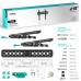 Кронштейн для телевизора Onkron TM6 черный 43"-85" макс.68кг настенный наклон